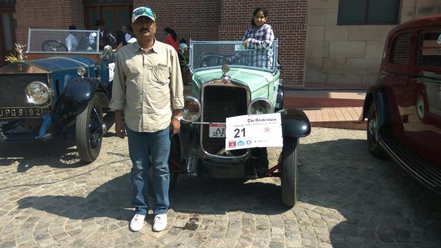 Dr Shahamat Hussain of Gurgaon and his daughter pose with their 1932 Fiat Tipo 514 at the 51st edition of The Statesman Vintage and Classic Cars Rally on Sunday. (Gulshankumar Wankar / HT Photo) Dr Shahamat Hussain of Gurgaon and his daughter pose with their 1932 Fiat Tipo 514 at the 51st edition of The Statesman Vintage and Classic Cars Rally on Sunday. (Gulshankumar Wankar / HT Photo)