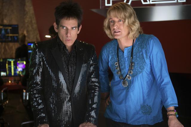 In this image released by Paramount Pictures, Ben Stiller portrays Derek Zoolander, left, and Owen Wilson portrays Hansel in a scene from, Zoolander 2. (AP) In this image released by Paramount Pictures, Ben Stiller portrays Derek Zoolander, left, and Owen Wilson portrays Hansel in a scene from, Zoolander 2. (AP)