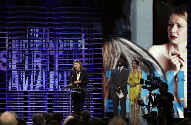 German director Maren Ade accepts the award for Best International Film for the film Toni Erdmann at the 2017 Film Independent Spirit Awards in Santa Monica, California. German director Maren Ade accepts the award for Best International Film for the film Toni Erdmann at the 2017 Film Independent Spirit Awards in Santa Monica, California.