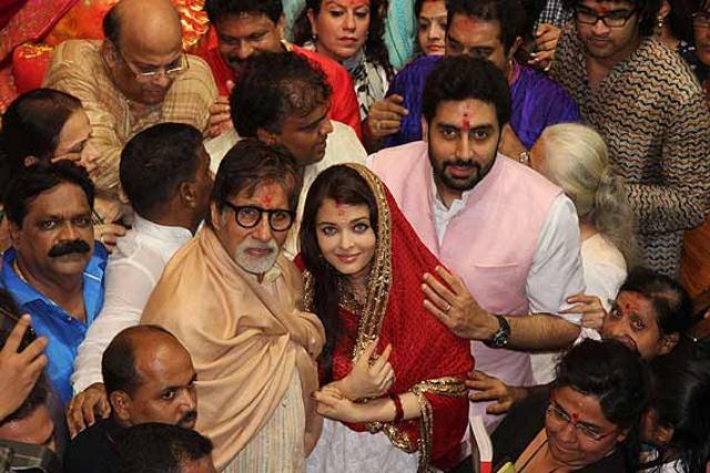 Aishwarya has worked with hubby Abhishek and dad-in-law Amitabh Bachchan in Sarkar Raj. They were also seen together in the hit song Kajrara Re from Bunty Aur Babli (2005).