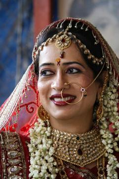 Madhuri Sarode on her wedding day. Madhuri Sarode on her wedding day.