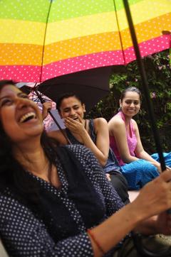 Young women in Mumbai “loiter” around town to challenge patriarchal notions women’s behaviour. Why Loiter? Simply because they want to. (Picture Courtesy: Why Loiter) Young women in Mumbai “loiter” around town to challenge patriarchal notions women’s behaviour. Why Loiter? Simply because they want to. (Picture Courtesy: Why Loiter)