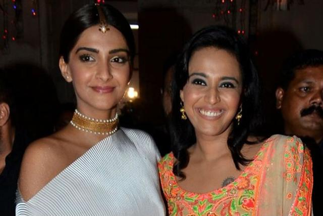 Sonam Kapoor and Swara Bhaskar will next be seen together in Veerey Di Wedding along with Kareena Kapoor Khan. Sonam Kapoor and Swara Bhaskar will next be seen together in Veerey Di Wedding along with Kareena Kapoor Khan.