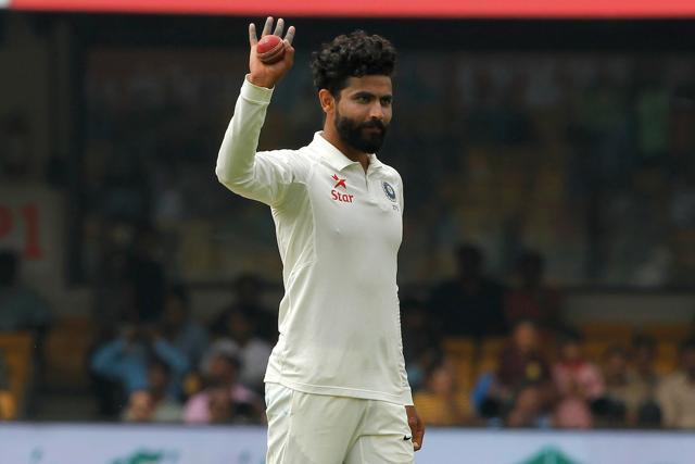 Ravindra Jadeja picked up 6/63, his second best career bowling figures as Australia’s lead was restricted to just 87 runs. (BCCI)