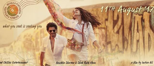 A poster of the yet-to-be-titled film starring Shah Rukh Khan and Anushka Sharma.