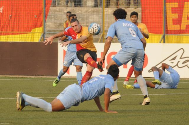 East Bengal were defeated by Churchil Brothers on Tuesday. (Samir Jana/HT Photo) East Bengal were defeated by Churchil Brothers on Tuesday. (Samir Jana/HT Photo)