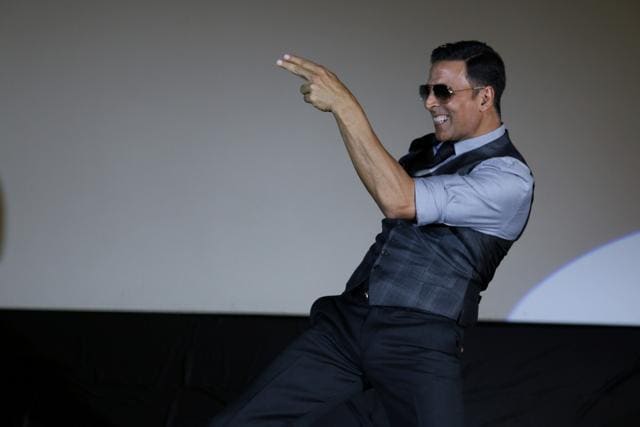 Akshay Kumar during the song launch. (IANS) Akshay Kumar during the song launch. (IANS)