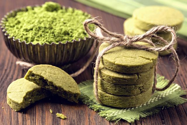Matcha tea cookies. (Photo: Shutterstock) Matcha tea cookies. (Photo: Shutterstock)