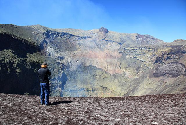 Hiking to Villarrica volcano. (Istock) Hiking to Villarrica volcano. (Istock)