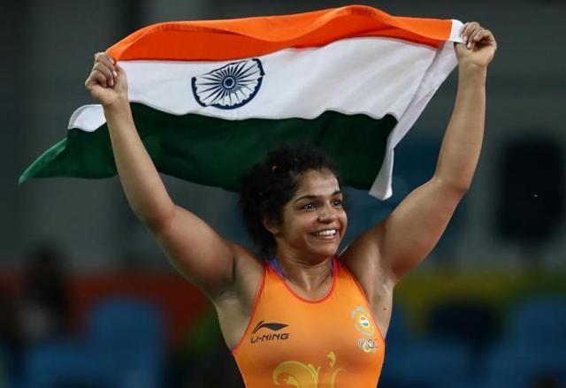 Sakshi Malik became the first Indian woman wrestler to win a bronze at the 2016 Rio Olympics. Sakshi Malik became the first Indian woman wrestler to win a bronze at the 2016 Rio Olympics.