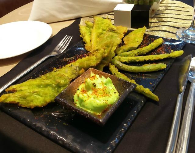 Bhang based fritters can be made with a variety of vegetables. Bhang based fritters can be made with a variety of vegetables.
