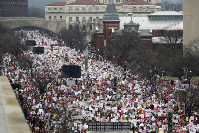 On January 21, a crowd fills Independence Avenue during the Women's March on Washington, in Washington. (AP File Photo) On January 21, a crowd fills Independence Avenue during the Women's March on Washington, in Washington. (AP File Photo)