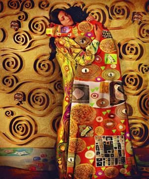 Fulfillment (Saloni Puri), archival pigment print, edition of 12, from the series Gustav Klimt. (Rohit Chawla/Courtesy Tasveer) Fulfillment (Saloni Puri), archival pigment print, edition of 12, from the series Gustav Klimt. (Rohit Chawla/Courtesy Tasveer)
