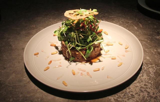 The crispy duck salad was perfectly cooked. We could have had two portions each. (Bhushan Koyande / HT Photo )