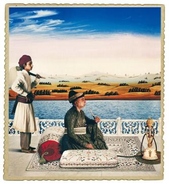 Portrait of John Wombwell (Tarun Tahiliani), archival pigment print, 2015, from the series Miniatures. (Rohit Chawla/Courtesy Tasveer) Portrait of John Wombwell (Tarun Tahiliani), archival pigment print, 2015, from the series Miniatures. (Rohit Chawla/Courtesy Tasveer)