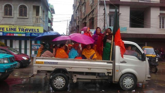 In Manipur, 31 seats are needed for majority while in Goa the mark is 21. (HT Photo) In Manipur, 31 seats are needed for majority while in Goa the mark is 21. (HT Photo)