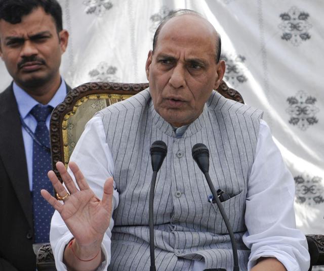 Home Minister Rajnath Singh (HT PHOTO)