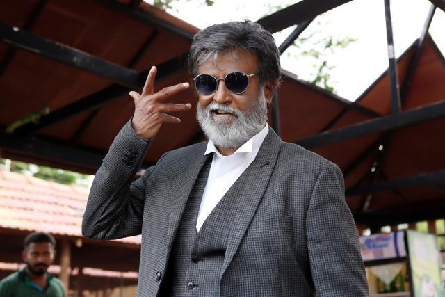 Rajinikanth in a scene from his last film, Kabali
