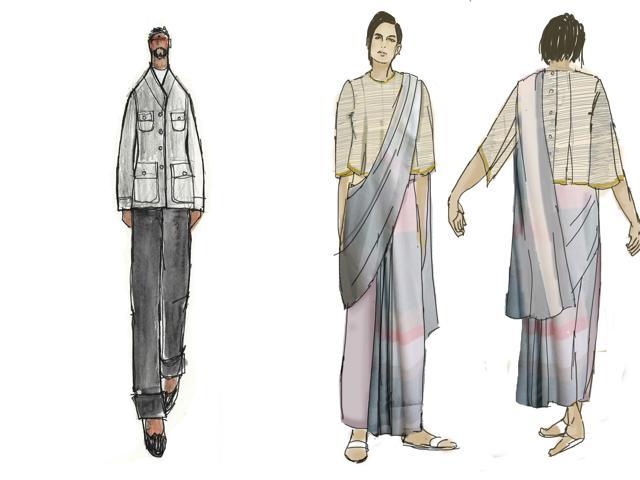 (L-R) Designer duo Abraham-Thakore will showcase their collection called Back to Work; Urvashi Kaur will showcase as a part of the opening show on Wednesday. (L-R) Designer duo Abraham-Thakore will showcase their collection called Back to Work; Urvashi Kaur will showcase as a part of the opening show on Wednesday.