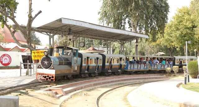 The ticketed ride can take you around the museum. (Manoj Verma/HT)