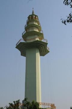 The ‘martyrs’ memorial erected in Nandigram after Trinamool Congress came to power to pay homage to those who lost lives during the land agitation. (Subhankar Chakraborty/HT PHOTO) The ‘martyrs’ memorial erected in Nandigram after Trinamool Congress came to power to pay homage to those who lost lives during the land agitation. (Subhankar Chakraborty/HT PHOTO)