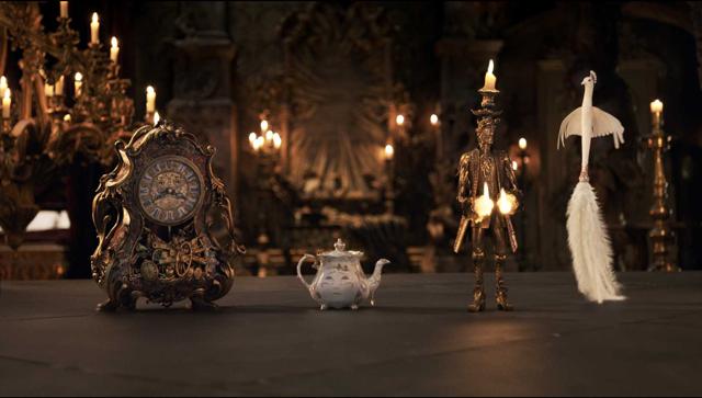 The supporting cast of Ian McKellen (as mantel clock Cogsworth), Emma Thompson (Mrs Potts), Ewan McGregor (as a candelabra named Lumiere) and Gugu Mbatha-Raw (as Plumette, the feather duster), is the saving grace of the film. The supporting cast of Ian McKellen (as mantel clock Cogsworth), Emma Thompson (Mrs Potts), Ewan McGregor (as a candelabra named Lumiere) and Gugu Mbatha-Raw (as Plumette, the feather duster), is the saving grace of the film.