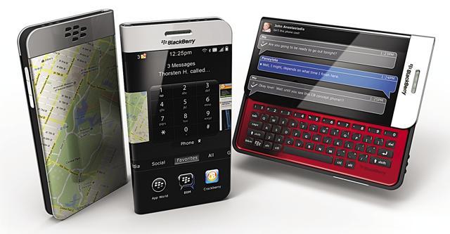 The future BB phones can be very different looking The future BB phones can be very different looking