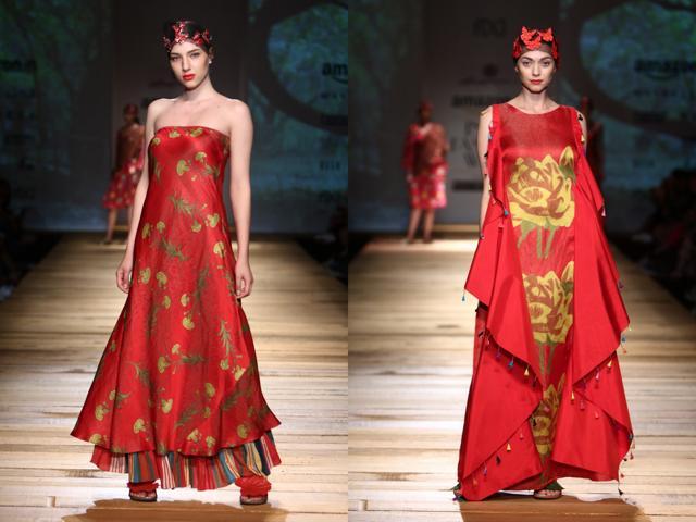Anupama Dayal’s collection was inspired by the forest. Anupama Dayal’s collection was inspired by the forest.