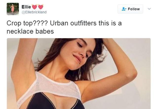 This absurdly tiny 'crop top' is getting trolled on internet