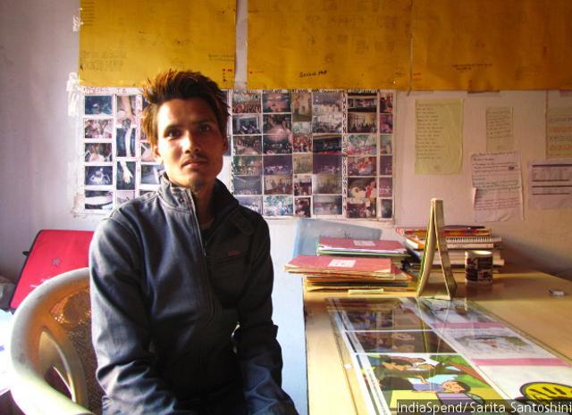 Bishal Sherpa, a former drug user and outreach worker in Jorethang-based NGO Hope Foundation, at their office. Sherpa lost his younger brother, Vicky, also a drug user, to suicide in 2015. Bishal Sherpa, a former drug user and outreach worker in Jorethang-based NGO Hope Foundation, at their office. Sherpa lost his younger brother, Vicky, also a drug user, to suicide in 2015.