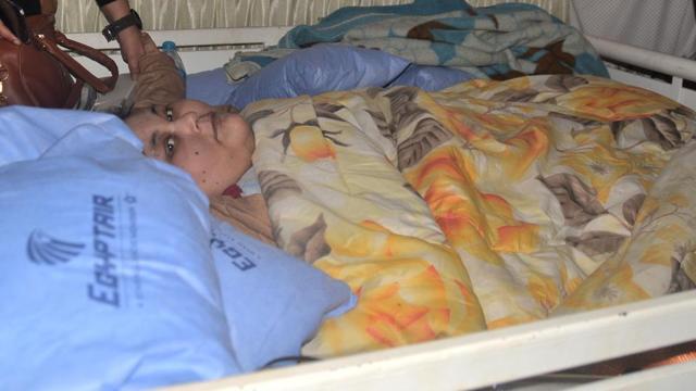The world’s heaviest woman, 500-kg Egyptian Eman Ahmed with her sister, arrived in Mumbai on February 11.(Prashant Waydande/ HT Photo) The world’s heaviest woman, 500-kg Egyptian Eman Ahmed with her sister, arrived in Mumbai on February 11.(Prashant Waydande/ HT Photo)