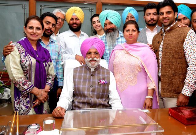 Irrigation and power minister Rana Gurjit Singh takes charge at the Punjab secretariat in Chandigarh on Friday. (HT Photo) Irrigation and power minister Rana Gurjit Singh takes charge at the Punjab secretariat in Chandigarh on Friday. (HT Photo)