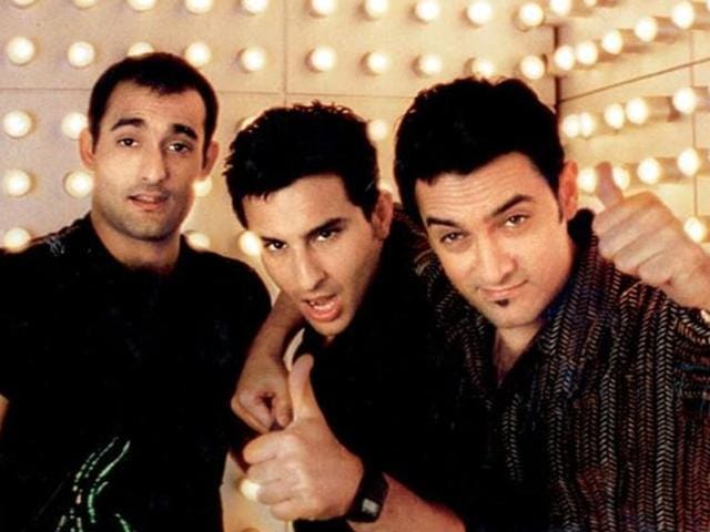 Saif Ali Khan starred in Dil Chahta Hai alongside Aamir Khan and Akshaye Khanna. Saif Ali Khan starred in Dil Chahta Hai alongside Aamir Khan and Akshaye Khanna.
