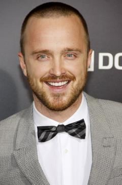 Actor Aaron Paul looks suave in a buzz-cut. Actor Aaron Paul looks suave in a buzz-cut.