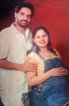 Ekam and Seerat in a family album photo. (Source: Police)