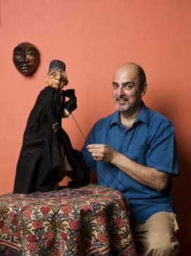 Puppeteer Dadi Pudumjee is also the founder of The Ishara Puppet Theatre Trust.