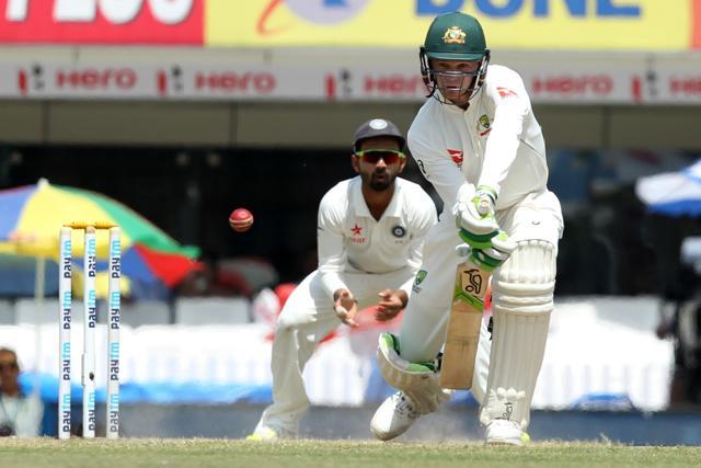 Peter Handscomb stitched a 124-run partnership with Shaun Marsh that gobbled up 62.1 overs on the final day in Ranchi. (BCCI) Peter Handscomb stitched a 124-run partnership with Shaun Marsh that gobbled up 62.1 overs on the final day in Ranchi. (BCCI)