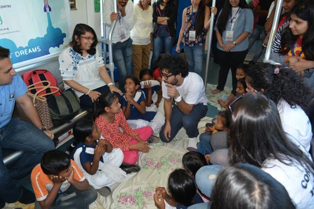 There were sessions ranging from sharing their ambitions, role models, reciting stories, singing and dancing.