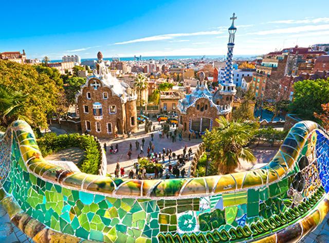 Park Guell in Barcelona. The Spanish city took the seventh spot. (Getty Images/iStockphoto)