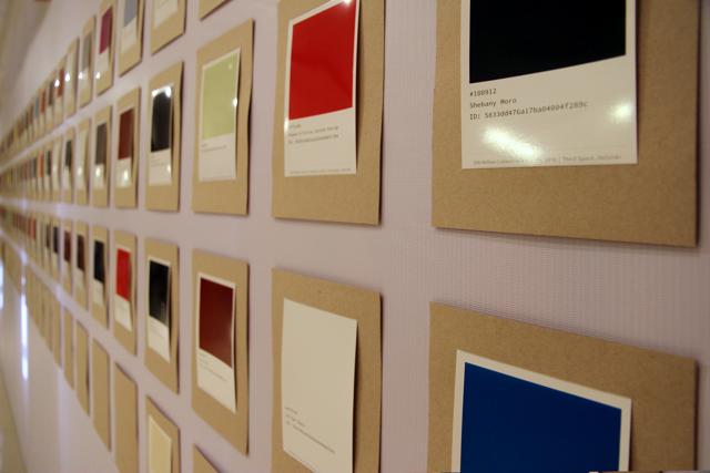 While many chose the more predictable blacks and reds, there were some for whom pink was the most violent hue; or blue, or yellow. While many chose the more predictable blacks and reds, there were some for whom pink was the most violent hue; or blue, or yellow.