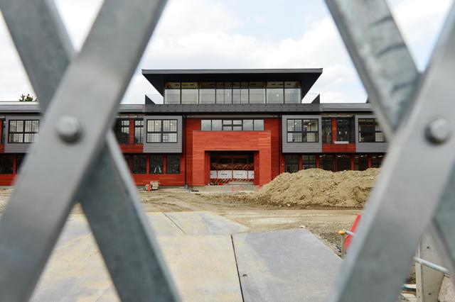 A building under construction for an elementary school in a compound owned by the Moritomo Gakuen group. (AP) A building under construction for an elementary school in a compound owned by the Moritomo Gakuen group. (AP)
