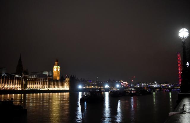 A general view of The Houses of Parliament and Westminster Bridge after an attack on Westminster Bridge in London. (Reuters Photo) A general view of The Houses of Parliament and Westminster Bridge after an attack on Westminster Bridge in London. (Reuters Photo)