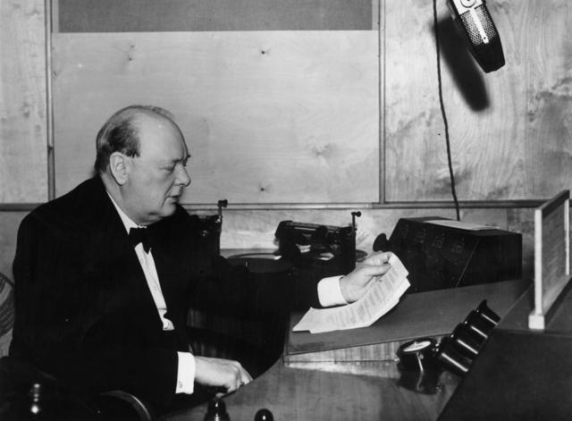 October 1939: Prime Minister of Great Britain Winston Churchill (1874 - 1965) making a speech. Churchill’s unfavourable views on Indians aggravated food scarcity during the Great Bengal Famine of 1943. (Getty Images) October 1939: Prime Minister of Great Britain Winston Churchill (1874 - 1965) making a speech. Churchill’s unfavourable views on Indians aggravated food scarcity during the Great Bengal Famine of 1943. (Getty Images)