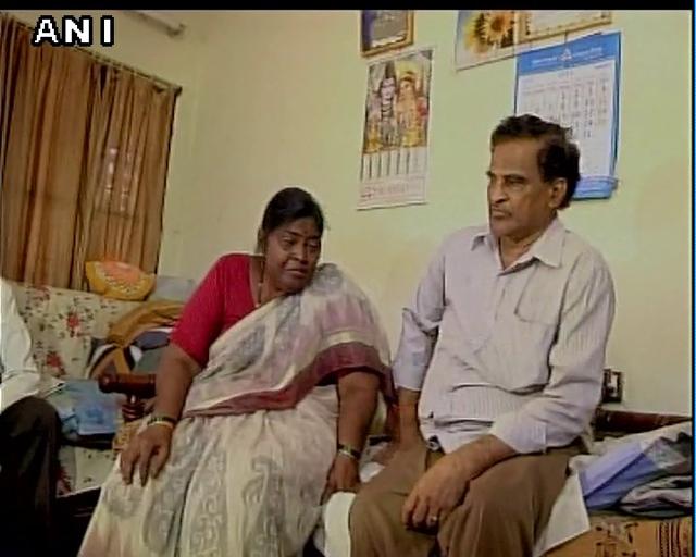 Sasikala’s mother and another relative at their home in Vijaywada. (ANI photo) Sasikala’s mother and another relative at their home in Vijaywada. (ANI photo)