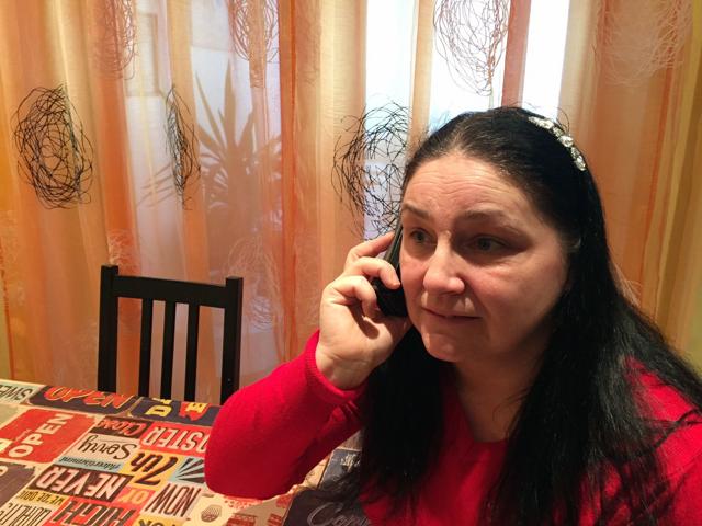 Iwona Romek, neighbour of Khalid Masood, is pictured at home in Birmingham. (AP)