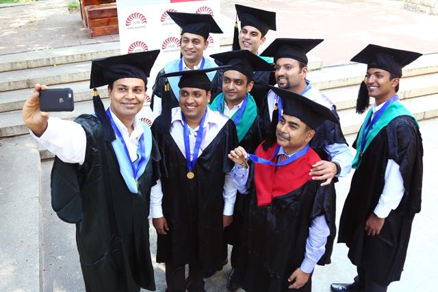 Achievers all:First tow: (L-R) Shishank Gupta (PGPEM) gold medallist - I Rank, Nikhil Goyal (EPGP) gold medallist - I Rank, and Pranav Kumar Mallick (PGPPM) gold medallist - best academic performance. Second Row: (L-R) Udit Jalan (PGP) gold medallist - first rank, Kushal Nitin Dalal (EPGP) gold medallist - best all round performance, and Vaibhav Gupta (PGP) gold medallist - best all round performance. Last row: Suresh Ganesan (PGPEM) gold medallist - best all round performance, and Dharmendra Hiranandani (PGP) gold medallist – second rank. (Handout) Achievers all:First tow: (L-R) Shishank Gupta (PGPEM) gold medallist - I Rank, Nikhil Goyal (EPGP) gold medallist - I Rank, and Pranav Kumar Mallick (PGPPM) gold medallist - best academic performance. Second Row: (L-R) Udit Jalan (PGP) gold medallist - first rank, Kushal Nitin Dalal (EPGP) gold medallist - best all round performance, and Vaibhav Gupta (PGP) gold medallist - best all round performance. Last row: Suresh Ganesan (PGPEM) gold medallist - best all round performance, and Dharmendra Hiranandani (PGP) gold medallist – second rank. (Handout)