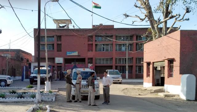 The Gurdaspur jail on Saturday, March 25. (HT Photo) The Gurdaspur jail on Saturday, March 25. (HT Photo)