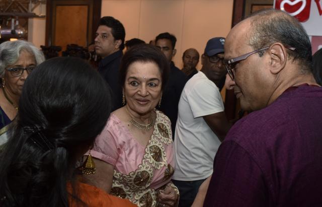 Asha Parekh was chosen for the Most Stylish Lifetime Style Icon award. (Pratik Chorge/HT Photo)