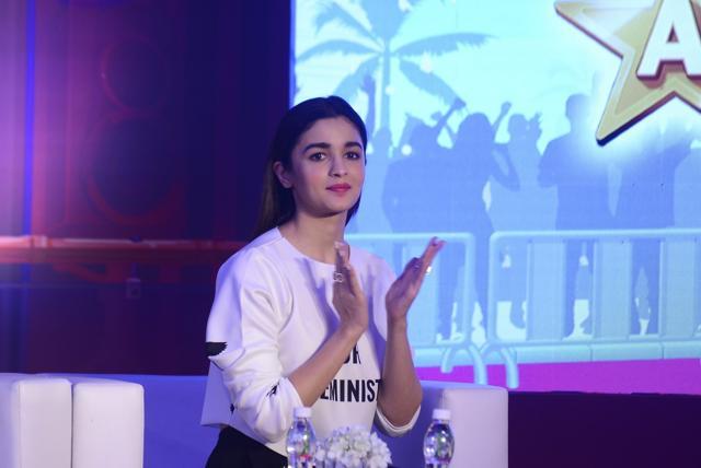 Alia Bhatt during the launch of a game in which a she her digital avatar helps the player become a Bollywood star. (IANS) Alia Bhatt during the launch of a game in which a she her digital avatar helps the player become a Bollywood star. (IANS)