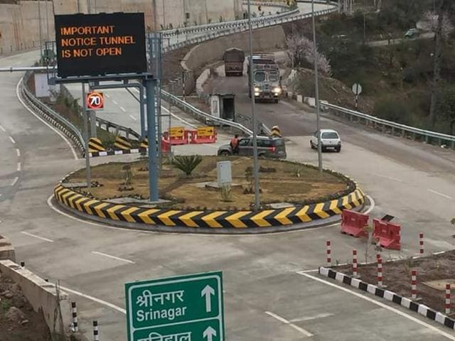 The Chenani-Nashri tunnel will cut distance between Jammu and Srinagar by 30.11 km, which will help save fuel worth Rs 27 lakh daily. (HT photo) The Chenani-Nashri tunnel will cut distance between Jammu and Srinagar by 30.11 km, which will help save fuel worth Rs 27 lakh daily. (HT photo)